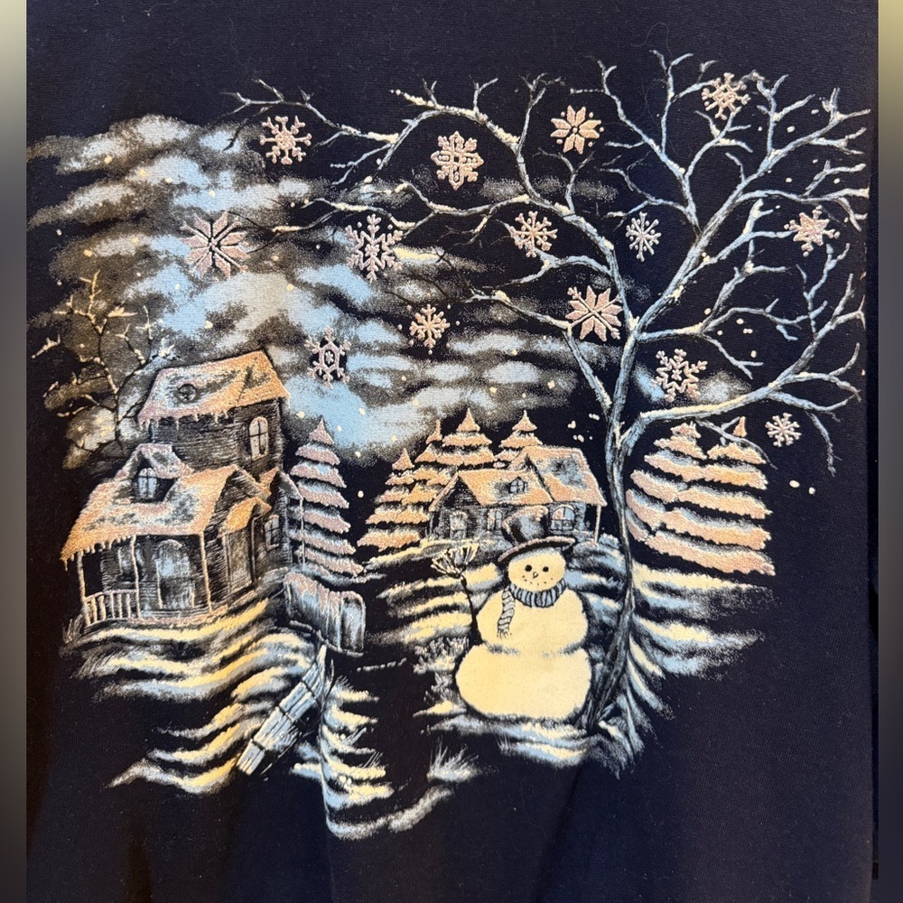 Basic Editions Holiday Snowman Winter Snowflake S… - image 2